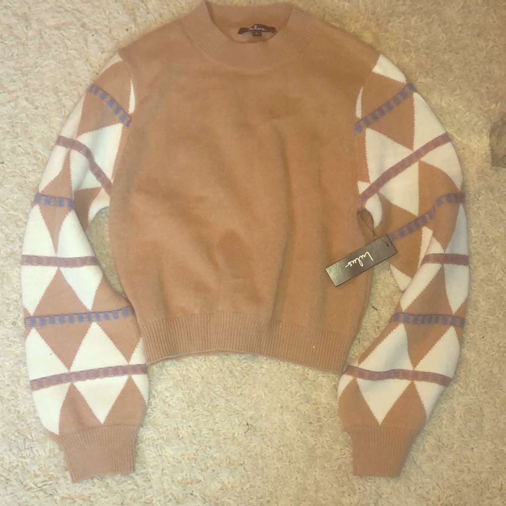 Meet and Greet Tan Sweater